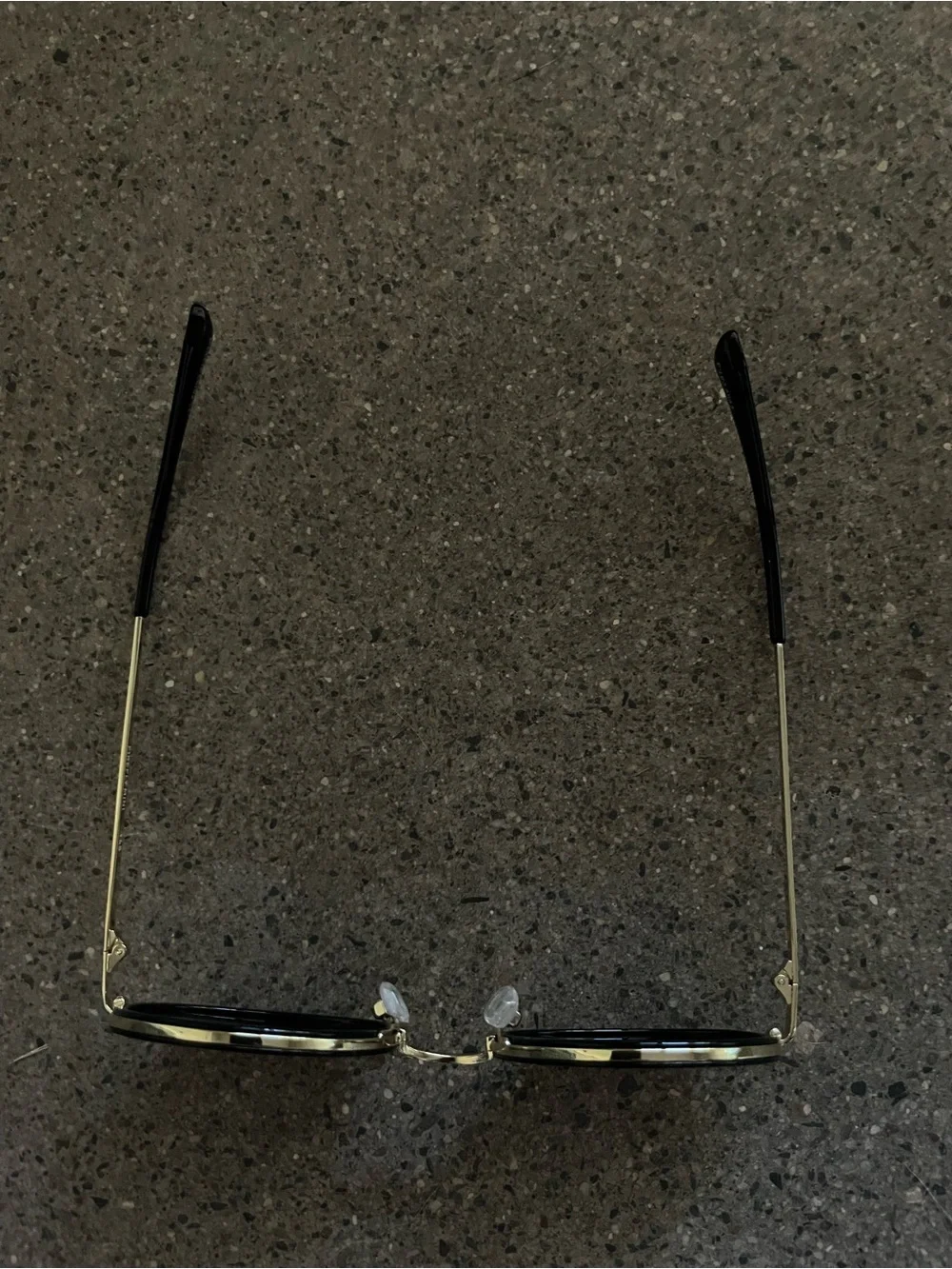 Quay Firefly Round Black Gold Metal Sunglasses UV Protection Womens